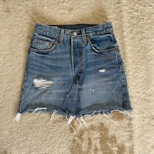 levi’s jean skirt new